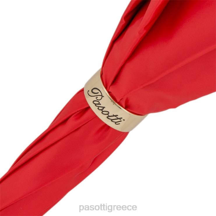 ομπρέλα | PASOTTI 189 5a488-92 p5 - κόκκινη ομπρέλα λεοπάρ διπλό ύφασμα 2N6B8417 για άνδρες και γυναίκες